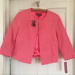 Pink Cropped Blazer
